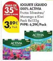 Pingo Doce Activia - iogurte liquido promoção