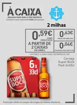 Recheio Cerveja Super Bock promoção
