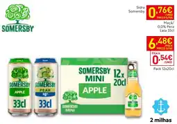 Recheio Somersby mini apple promoção