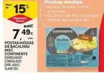 Continente Bom dia Continente - postas medias de bacalhau msc promoção