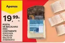 Continente Bom dia Continente - posta de bacalhau msc promoção