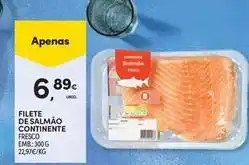 Continente Bom dia Continente - filete de salmão fresco promoção