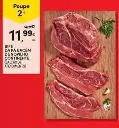 Continente Bom dia Continente - bife promoção