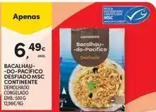 Continente Bom dia Continente - bacalhau-do-pacifico desfiado msc promoção