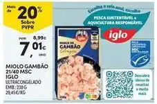 Continente Bom dia Iglo - miolo gambão promoção