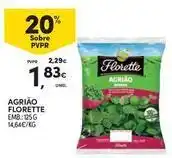 Continente Bom dia Florette - agrião promoção