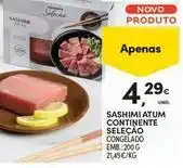 Continente Bom dia Seleção du chef - sashimi atum continente promoção