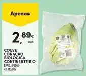 Continente Bom dia Continente bio - couve coração biologica promoção
