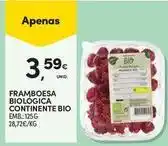 Continente Bom dia Biológico - framboesa continente bio promoção
