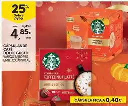 Continente Bom dia Dolce gusto - cápsulas de café promoção