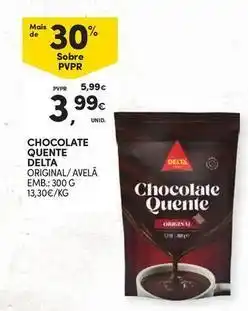 Continente Bom dia Delta q - chocolate quente promoção