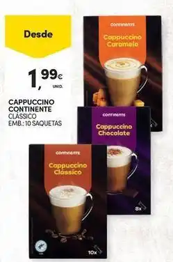 Continente Bom dia Continente - cappuccino promoção