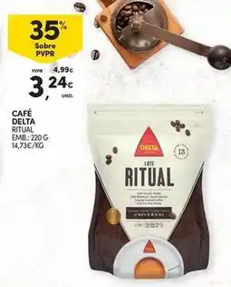 Continente Bom dia Rituals - café delta promoção