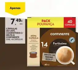 Continente Bom dia Delta - cápsulas de café promoção