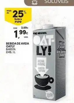 Continente Bom dia Bebida de aveia promoção