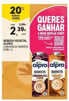Continente Bom dia Alpro - bebida vegetal promoção