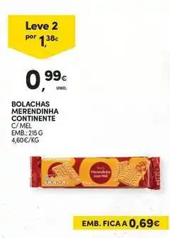 Continente Bom dia Continente - bolachas meredinha promoção