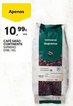 Continente Bom dia Continente - café grao promoção