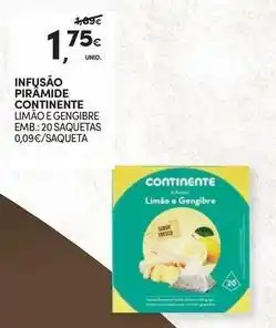 Continente Bom dia Continente - infusão piramide promoção