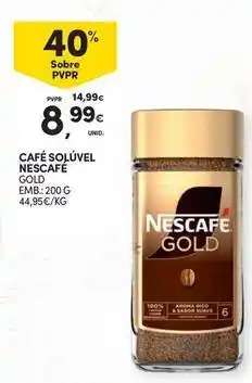 Continente Bom dia Nescafé - café solúvel gold promoção