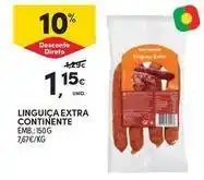 Continente Bom dia Continente - linguica extra promoção