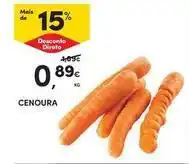 Continente Bom dia Cenoura promoção