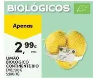 Continente Bom dia Continente bio - limão biologico promoção