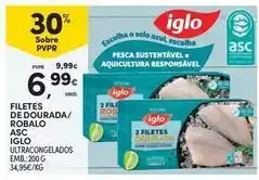 Continente Bom dia Iglo - filetes de dourada/robalo asc promoção