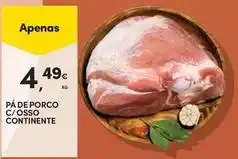 Continente Bom dia Continente - pa de porco c/osso promoção