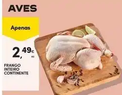 Continente Bom dia Continente - frango inteiro promoção