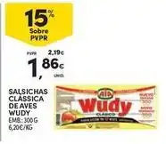 Continente Bom dia Aia - salsichas clàssica de aves wudy promoção