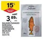Continente Bom dia Continente - salmão fumado noruega marinado selecao promoção
