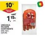 Continente Bom dia Continente - linguiça picante promoção