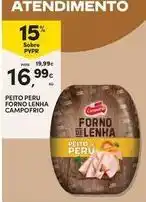 Continente Bom dia Campofrio - peito peru forno lenha promoção