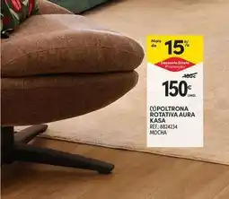 Continente Bom dia Kasa - poltrona rotativa aura promoção