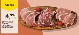 Continente Bom dia Continente - costeletas mista de porco promoção