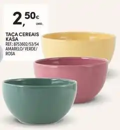 Continente Bom dia Kasa - taça cereais promoção