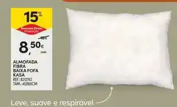 Continente Bom dia Kasa - almofada fibra baixa fofa promoção