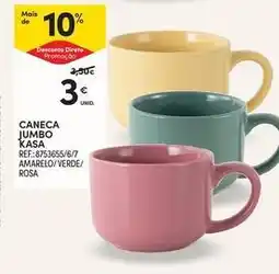 Continente Bom dia Jumbo - caneca kasa promoção
