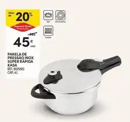 Continente Bom dia Kasa - panela de pressa inox super rapida promoção