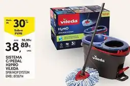 Continente Bom dia Vileda - sistema c/pedal h2pro promoção
