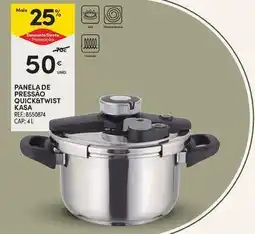Continente Bom dia Kasa - panela de pressão quickatwist promoção