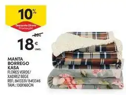 Continente Bom dia Kasa - manta borrego promoção
