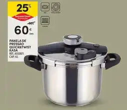 Continente Bom dia Kasa - panela de pressão quicketwist promoção