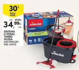 Continente Bom dia Vileda - sistema c/pedal turbo promoção