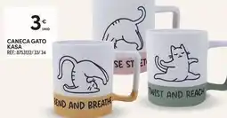 Continente Bom dia Kasa - caneca gato promoção