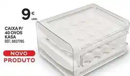 Continente Bom dia Kasa - caixa p/ 40 ovos promoção