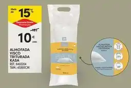 Continente Bom dia Kasa - almofada visco triturada promoção