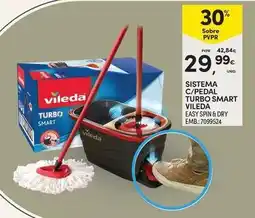 Continente Bom dia Vileda - sistema c/pedal turbo smart promoção