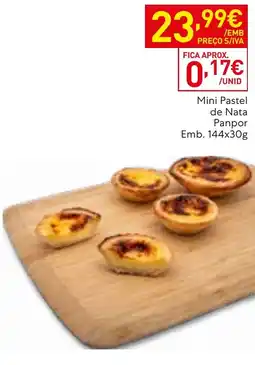 Recheio Mini Pastel de Nata Panpor promoção